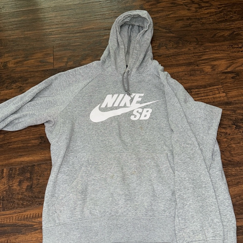 Nike hoodie gray